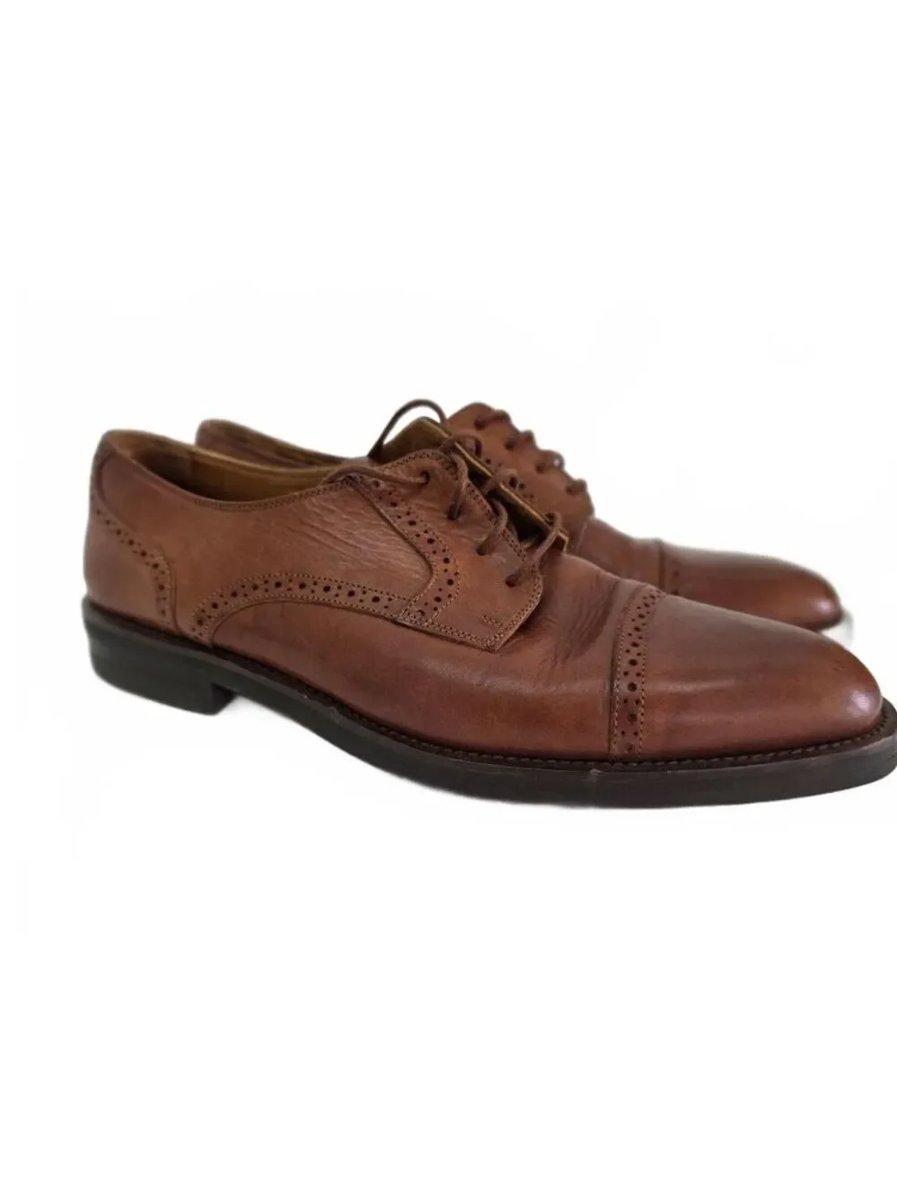 Cole Haan Grand OS Oxford Shoes 4676 brown leather Size 9.5 Preppy Business Work